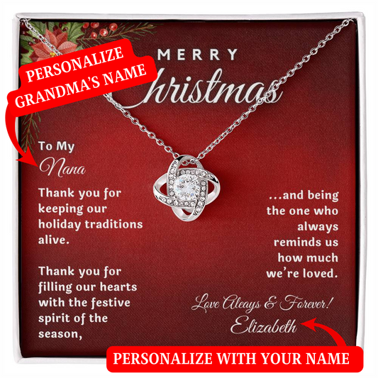 Merry Christmas To My (Grandmother NickName) | Holiday Traditions | Love Always (Your Name)